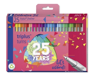 Staedtler Fineliner Triplus 0,3mm 25 éves ass (20+5)